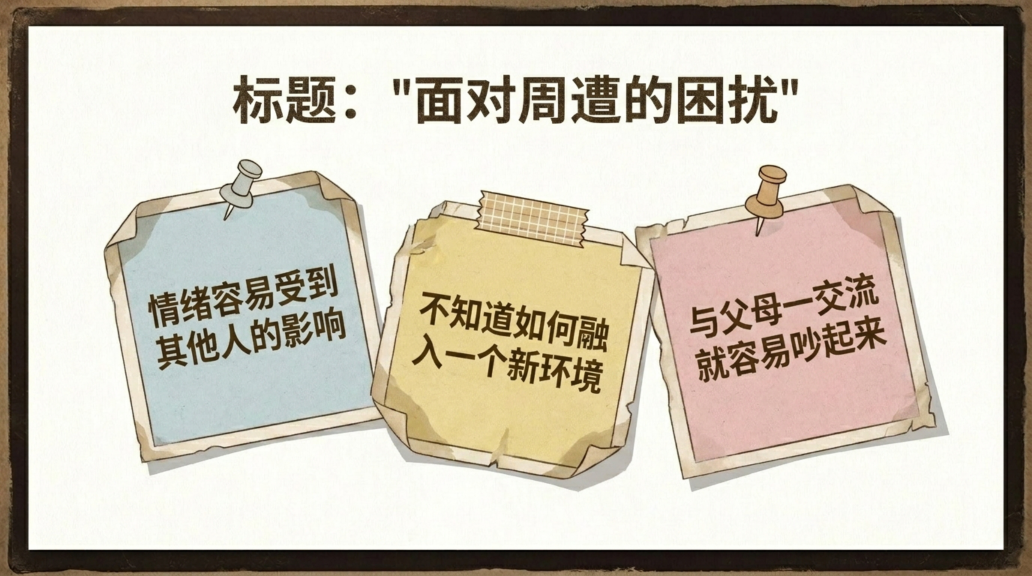心理健康主题班会PPT模板 情绪调节主题班会 主题班会PPT课件素材预览图7