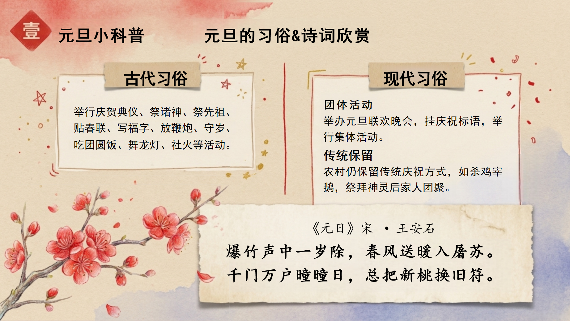 马年元旦◎主题班会PPT模板 骏马迎新趣享元旦 主题班会PPT课件素材 第7页预览