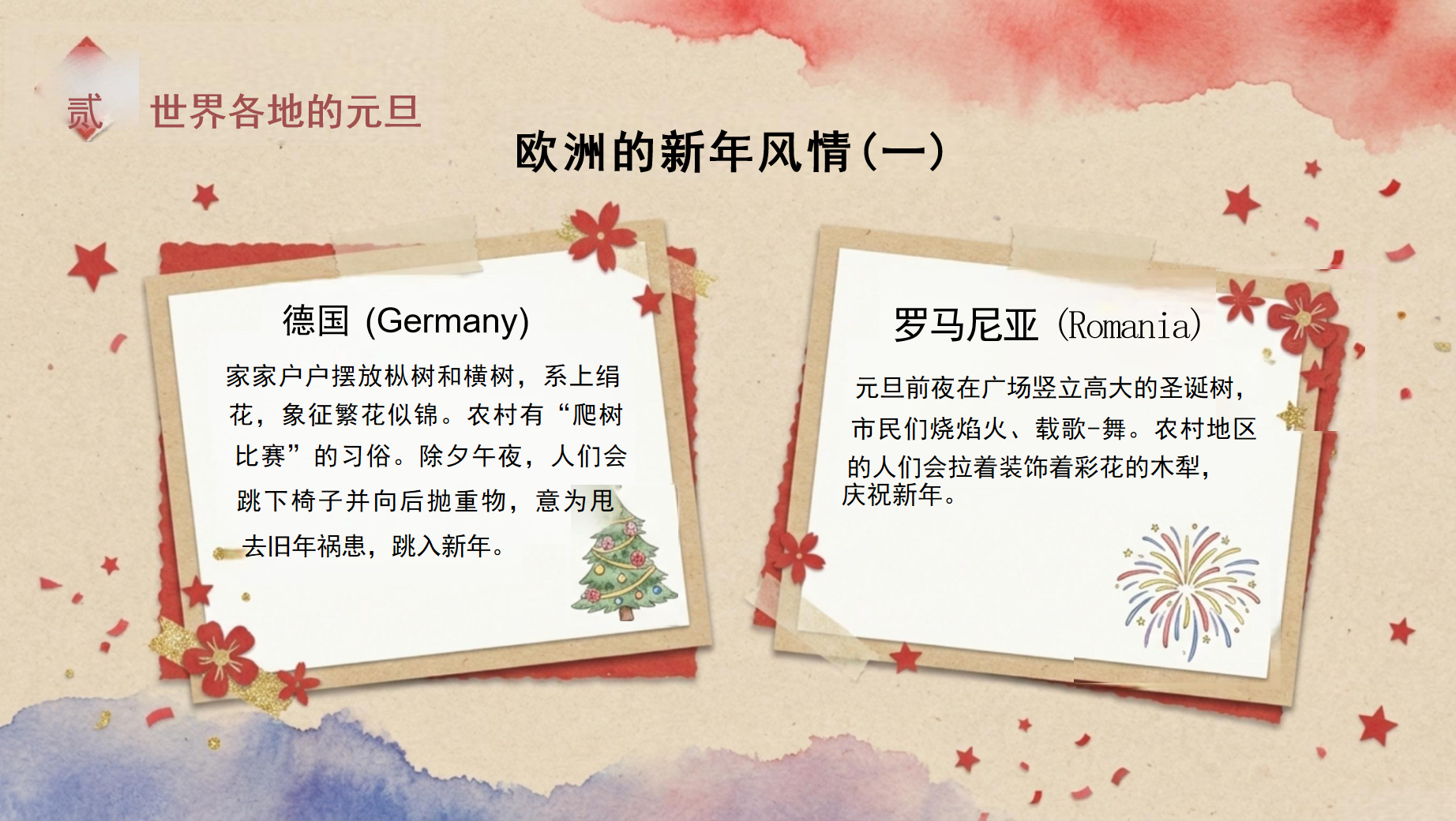 马年元旦◎主题班会PPT模板 骏马迎新趣享元旦 主题班会PPT课件素材 第8页预览