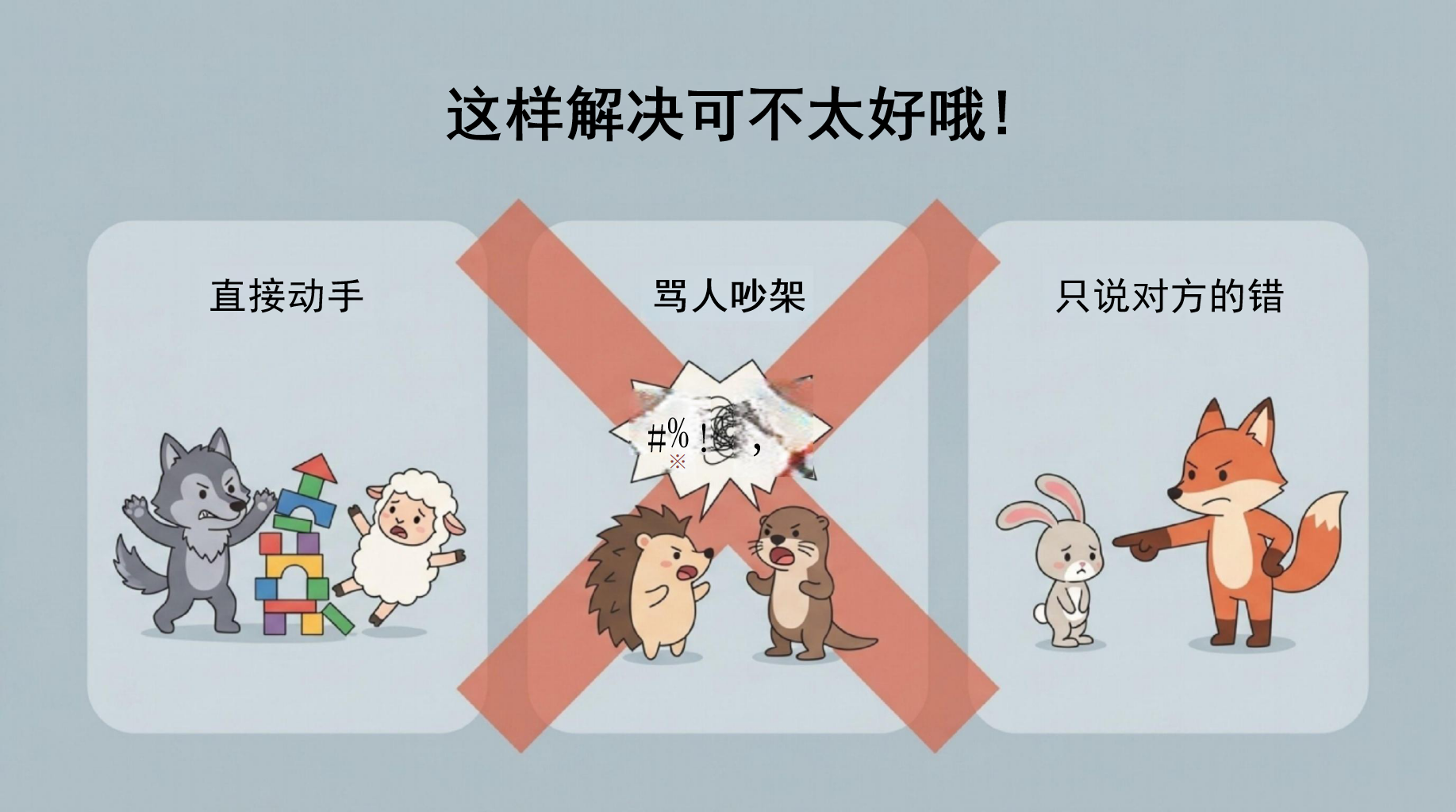 我们的行为规范与人际交往班会主题班会PPT模板 《是TA 先骂我的,是TA 先动手的》 老师,我想对您说… 主题班会PPT课件素材 第6页预览