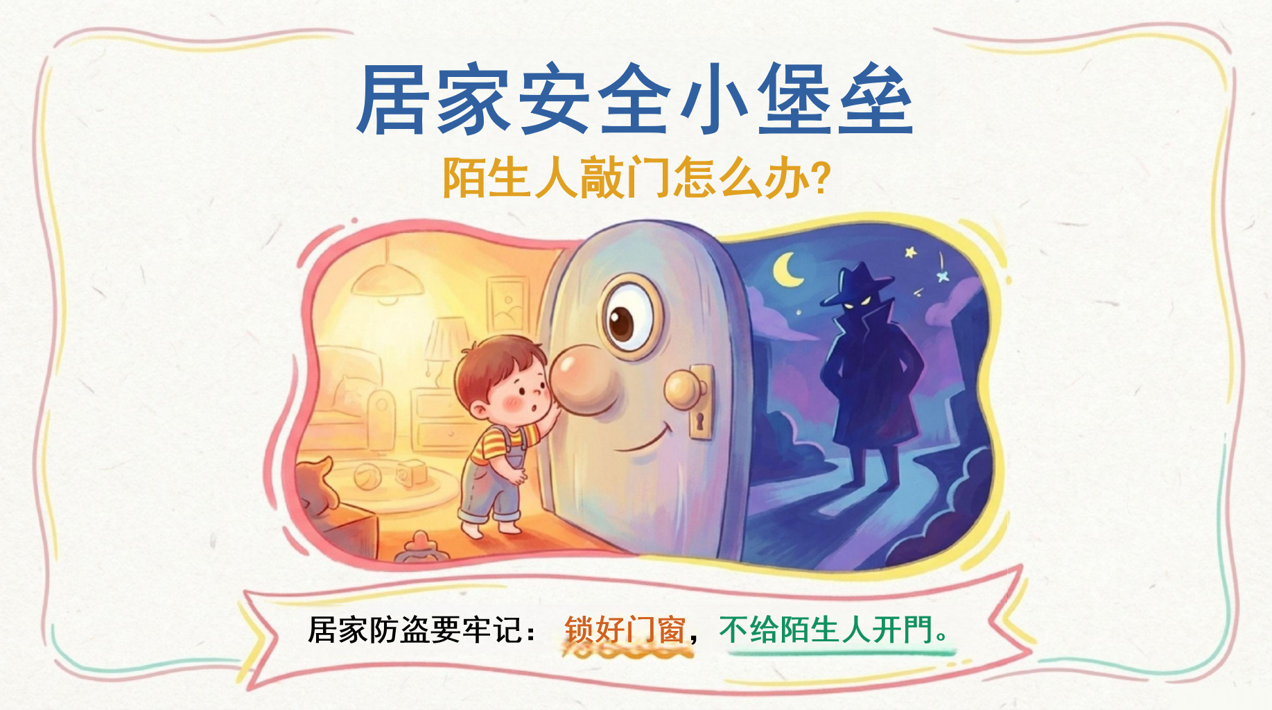 快乐寒假,安全“童”行PPT模板 1.居家安全小堡垒 4.心理阳光加油站 PPT课件素材 第6页预览