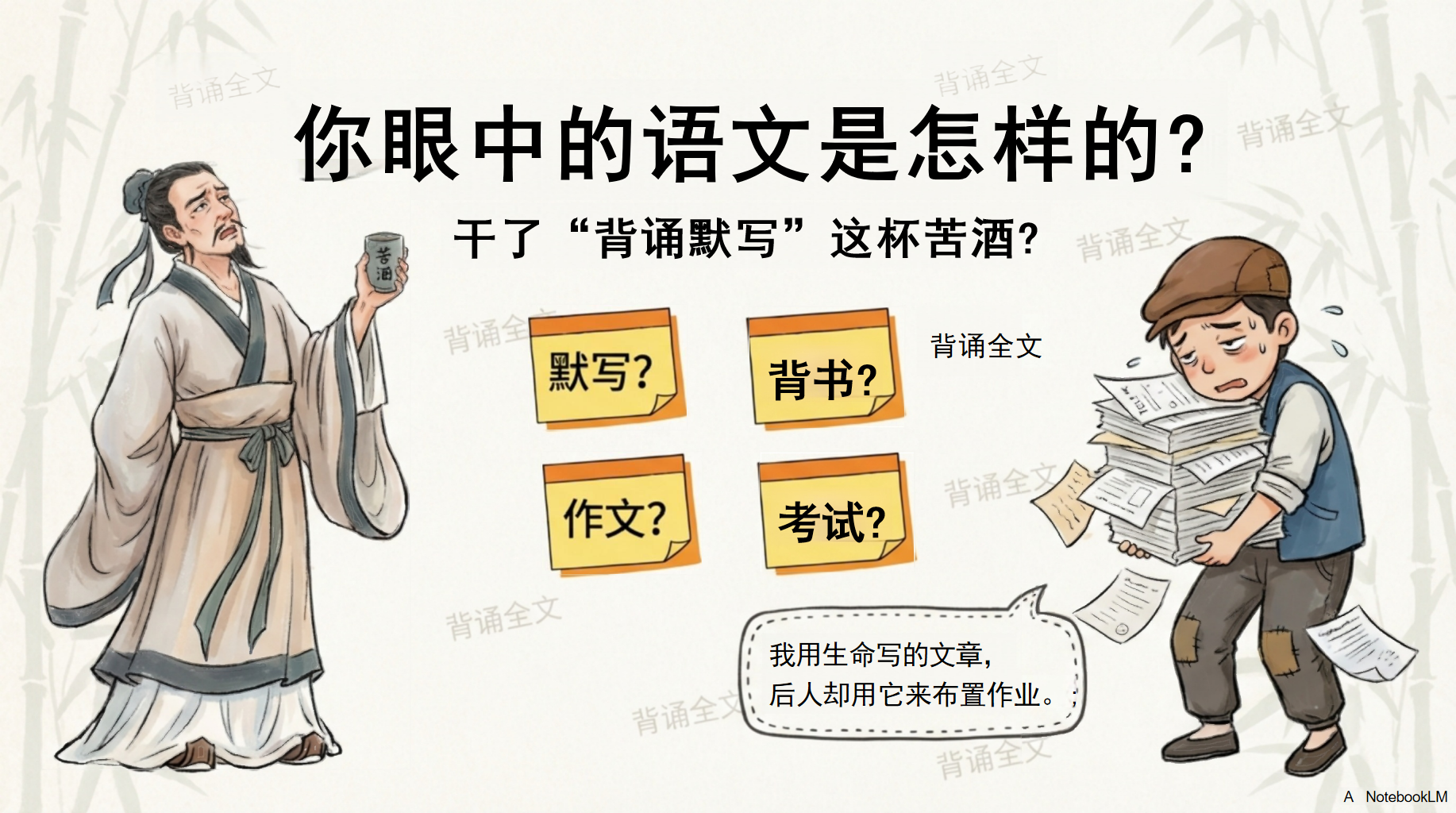 “不积跬步无以至千里”PPT模板 ANotebookLM 初一语文开学第一课 PPT课件素材 第5页预览