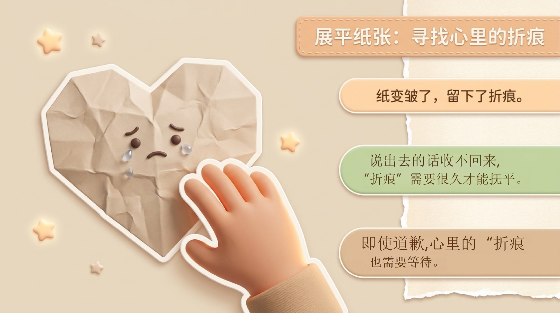 中小学生心理班会主题班会PPT模板 做有温度的人,把温暖说出来 说温暖的话,做有光的人 主题班会PPT课件素材 第4页预览