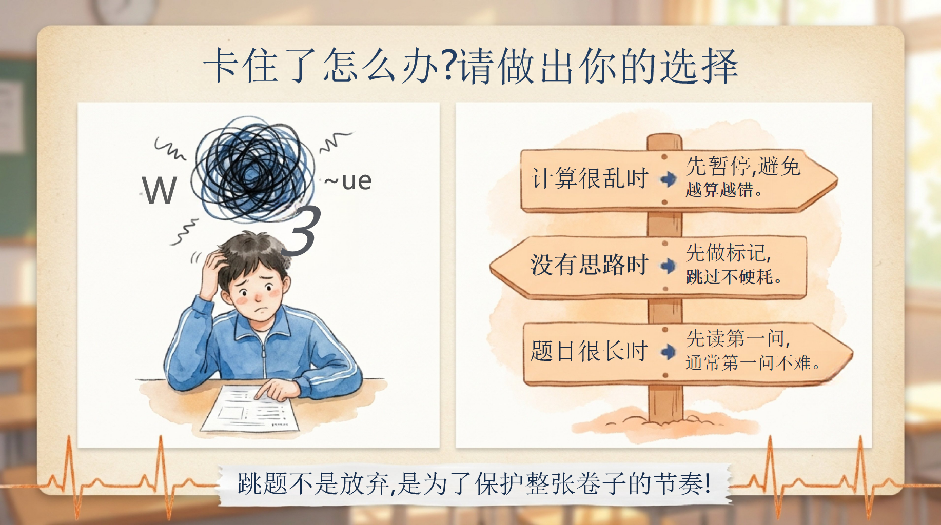 中考数学最后一课PPT模板 4.进行一次考前心理调适 不要熬夜补漏洞_中考比的不是最后一晚, PPT课件素材 第7页预览