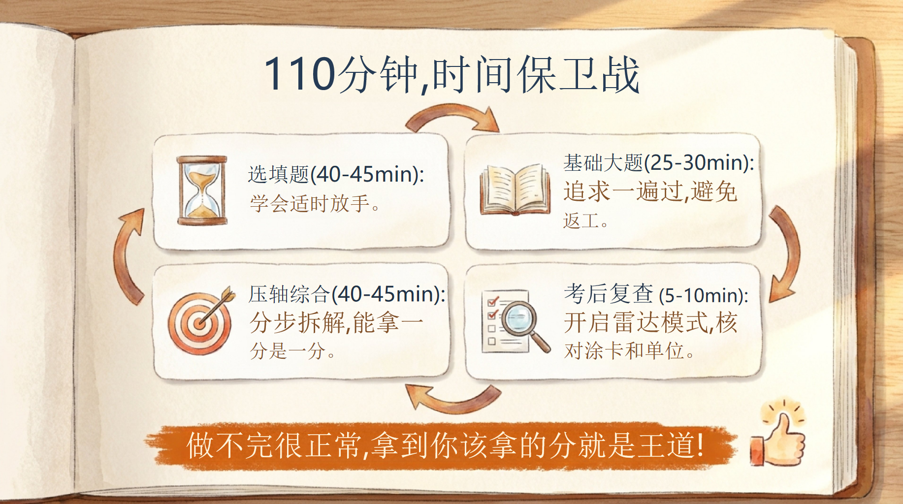 中考数学最后一课PPT模板 4.进行一次考前心理调适 不要熬夜补漏洞_中考比的不是最后一晚, PPT课件素材 第8页预览