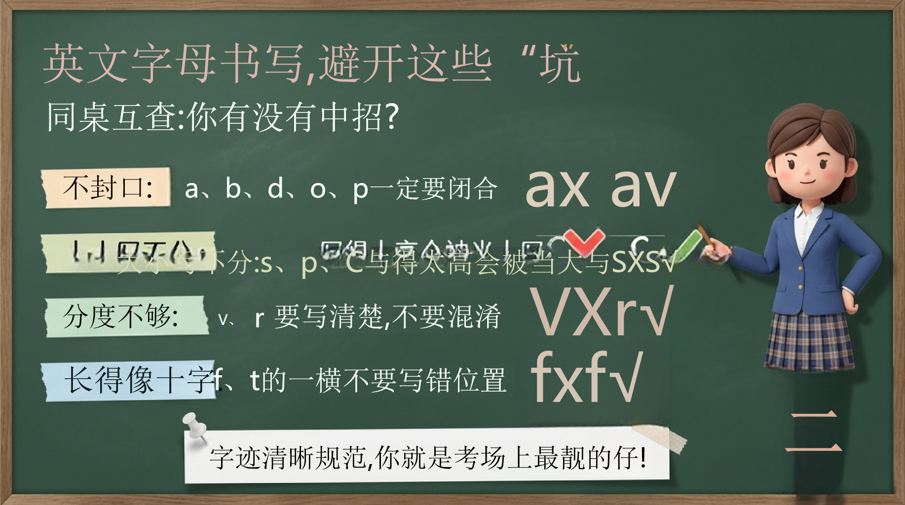 中考英语最后一课PPT模板 带着三年的底气,自信走向考场 心理战术_我难人不畏难,我易人不大意 PPT课件素材 第8页预览