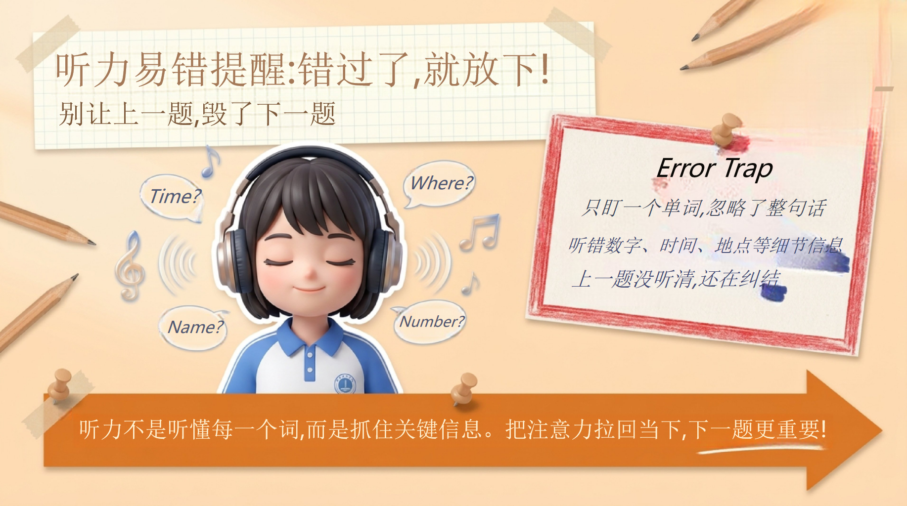 中考英语最后一课PPT模板 带着三年的底气,自信走向考场 心理战术_我难人不畏难,我易人不大意 PPT课件素材 第10页预览