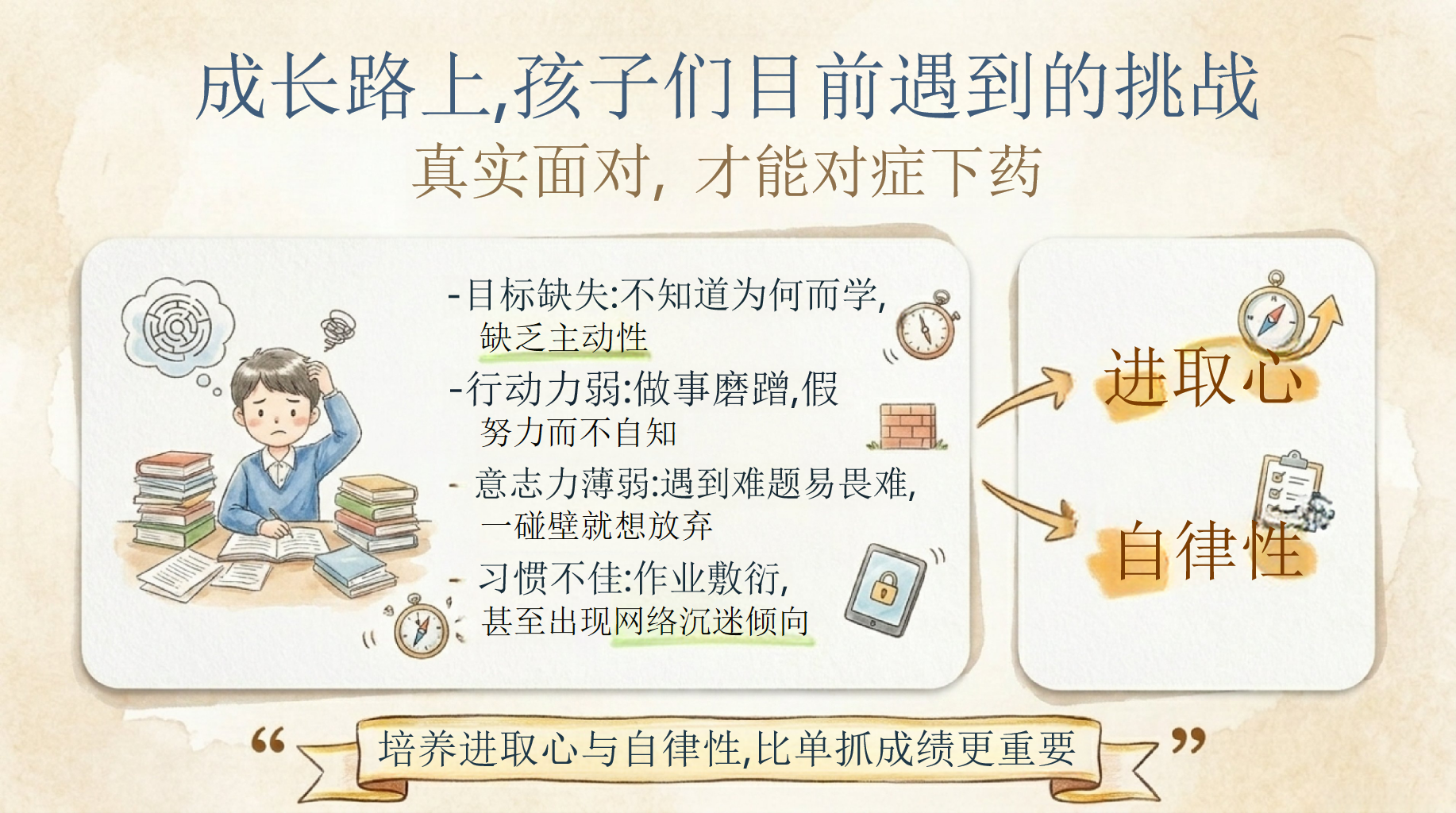 初二上册期末家长会,陪孩子平稳跨越分水岭PPT模板 一个班的温度,藏在我们共同的行动里 期末复盘_透过成绩单 家长会PPT课件素材 第4页预览