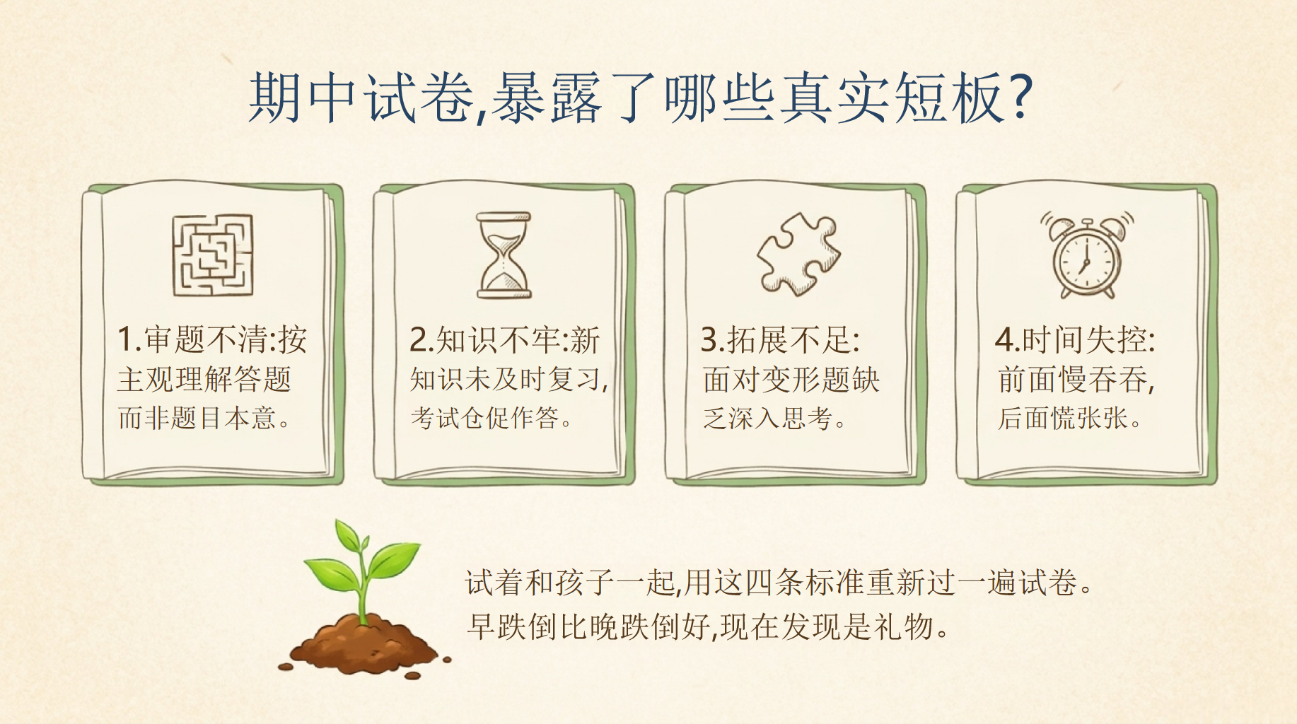 初一家长会_深度解读与行动指南PPT模板 期中复盘 初一下,是一场加速定型期 家长会PPT课件素材 第7页预览