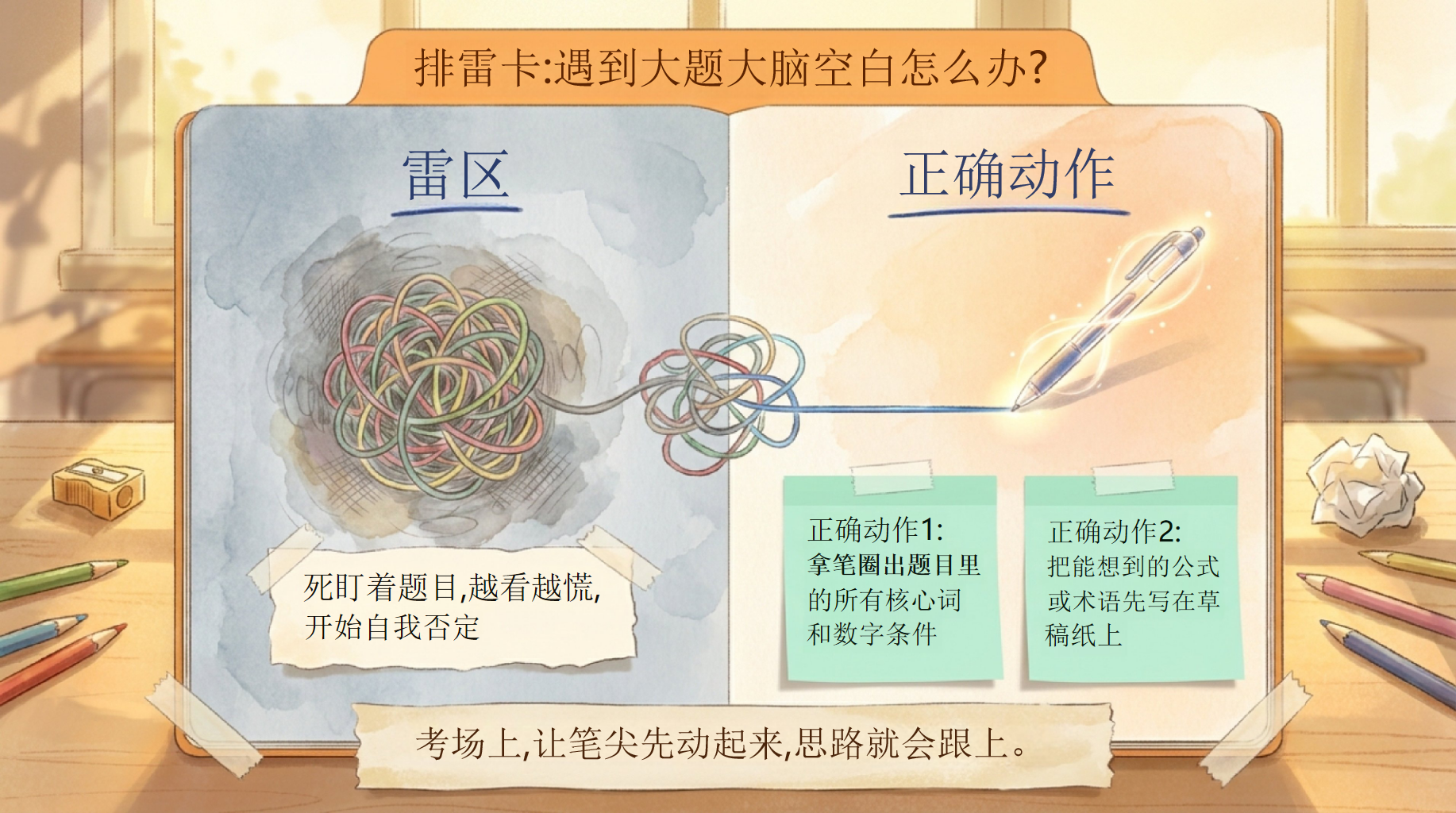中考临考冲刺行动指南PPT模板 把该拿的分守住,把能做的事做对 会做题不丢分,就是最后几天最大的提分 PPT课件素材 第9页预览