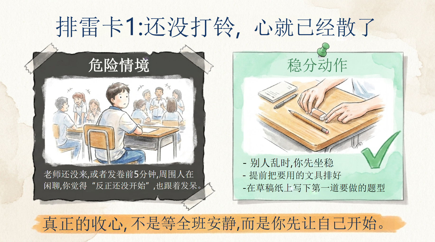 期末模拟卷PPT模板 最后几天,把该拿的分稳稳守住 给考场一张不慌的作战图 PPT课件素材 第5页预览