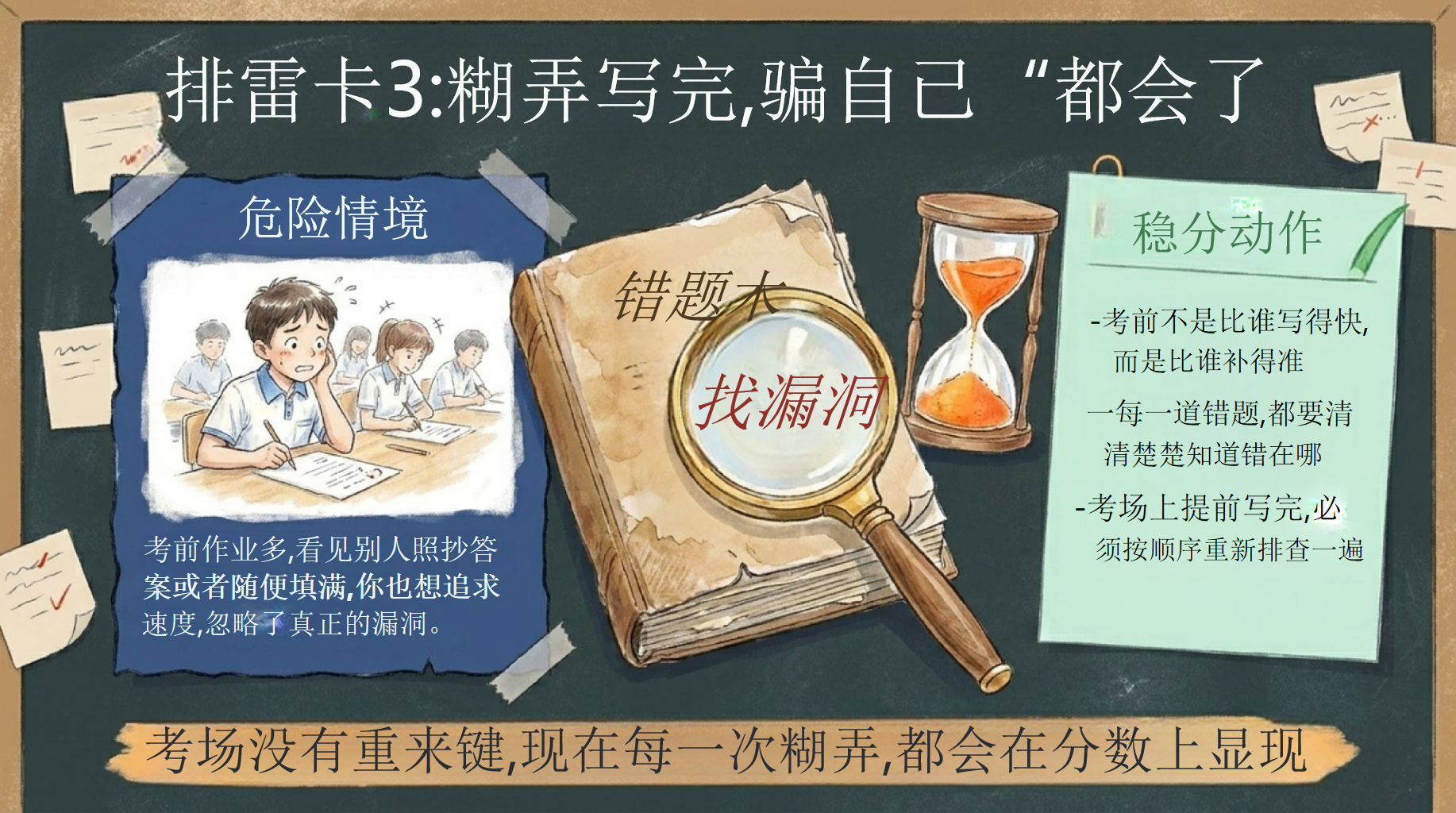 期末模拟卷PPT模板 最后几天,把该拿的分稳稳守住 给考场一张不慌的作战图 PPT课件素材 第7页预览