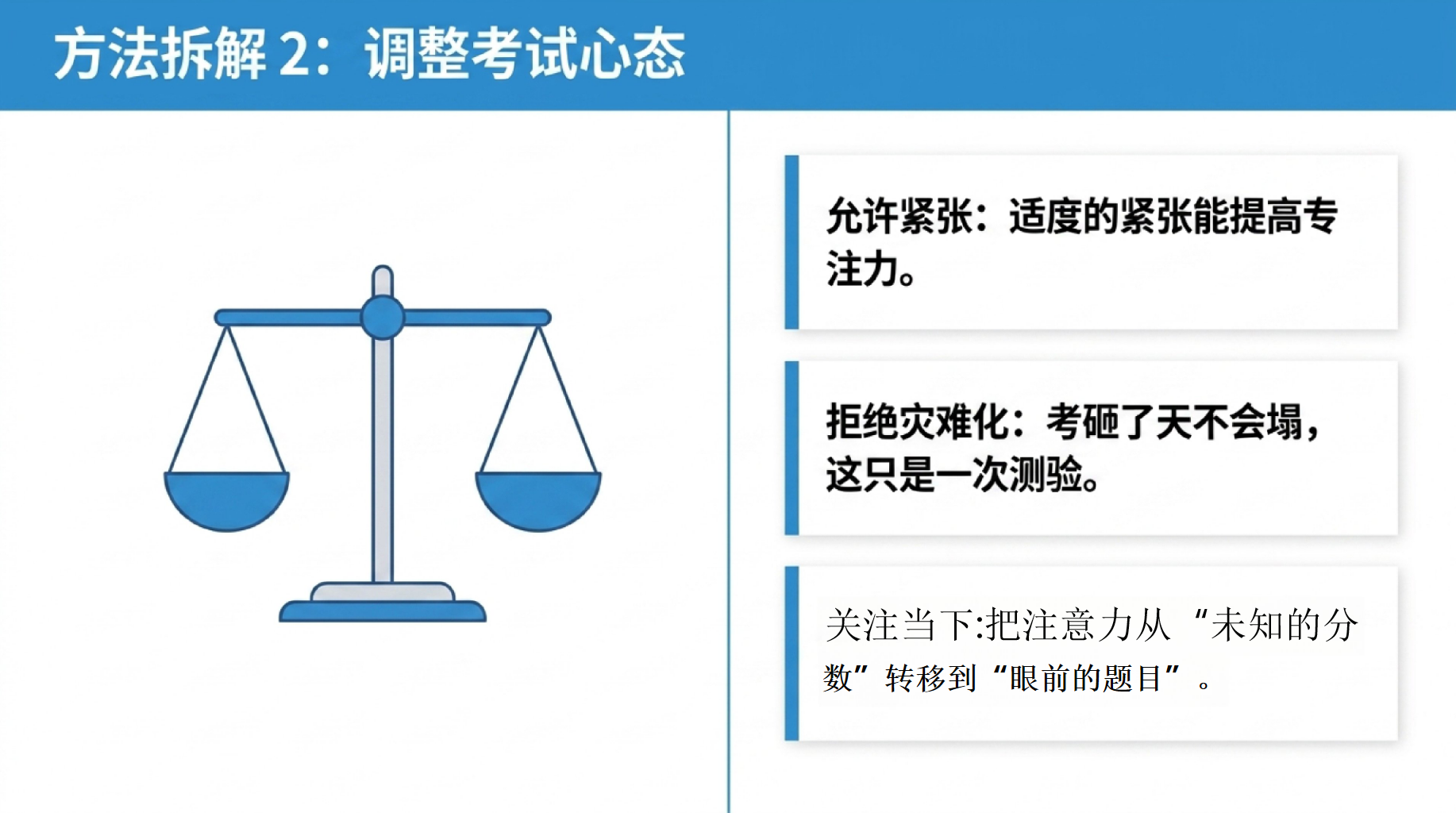 考前心态调适与冲刺动员主题班会PPT模板 赢在期末 班会导语_我们当前的真实状态 主题班会PPT课件素材 第6页预览