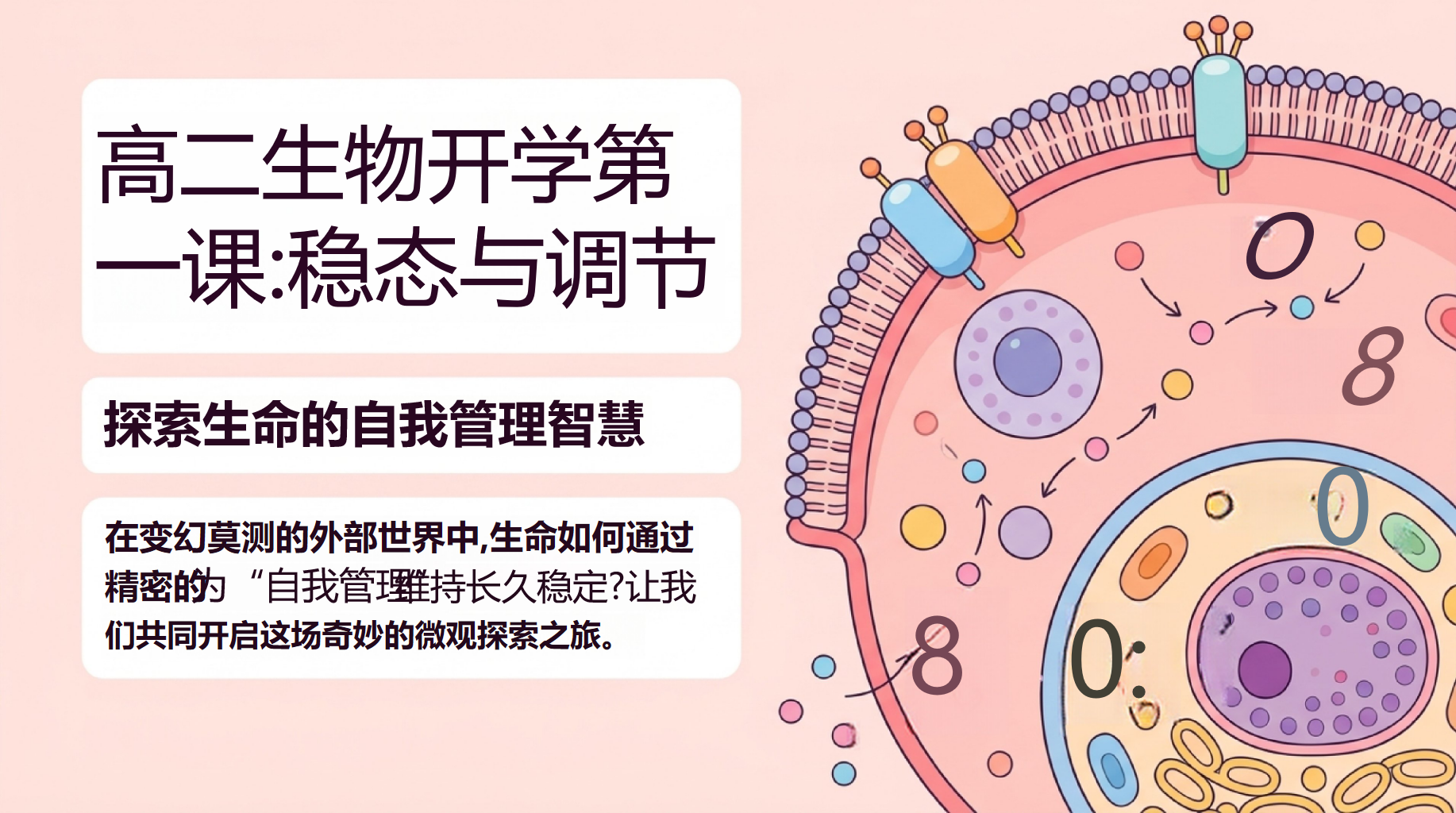 高二生物开学第一课 稳态与调节内环境 教学PPT课件素材 PPT封面预览