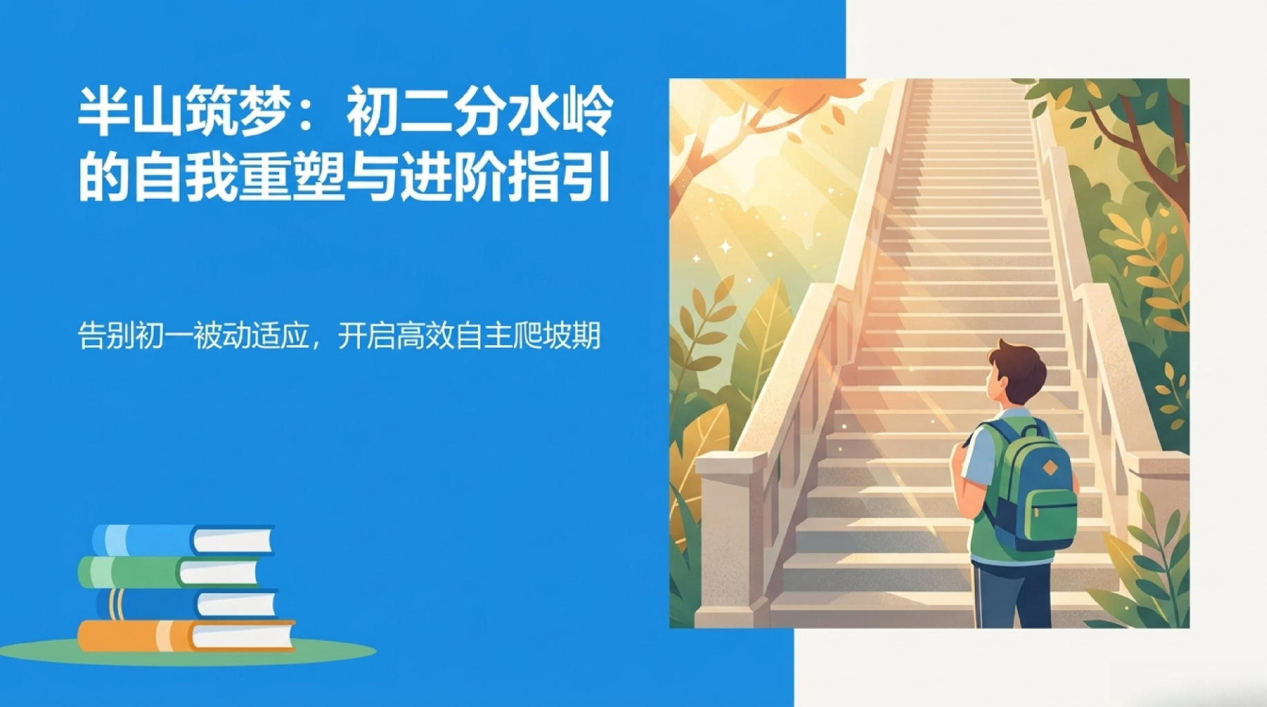 初一物理教学课件开学第一课 跨越分水岭的底层心态 教学PPT课件素材封面预览图
