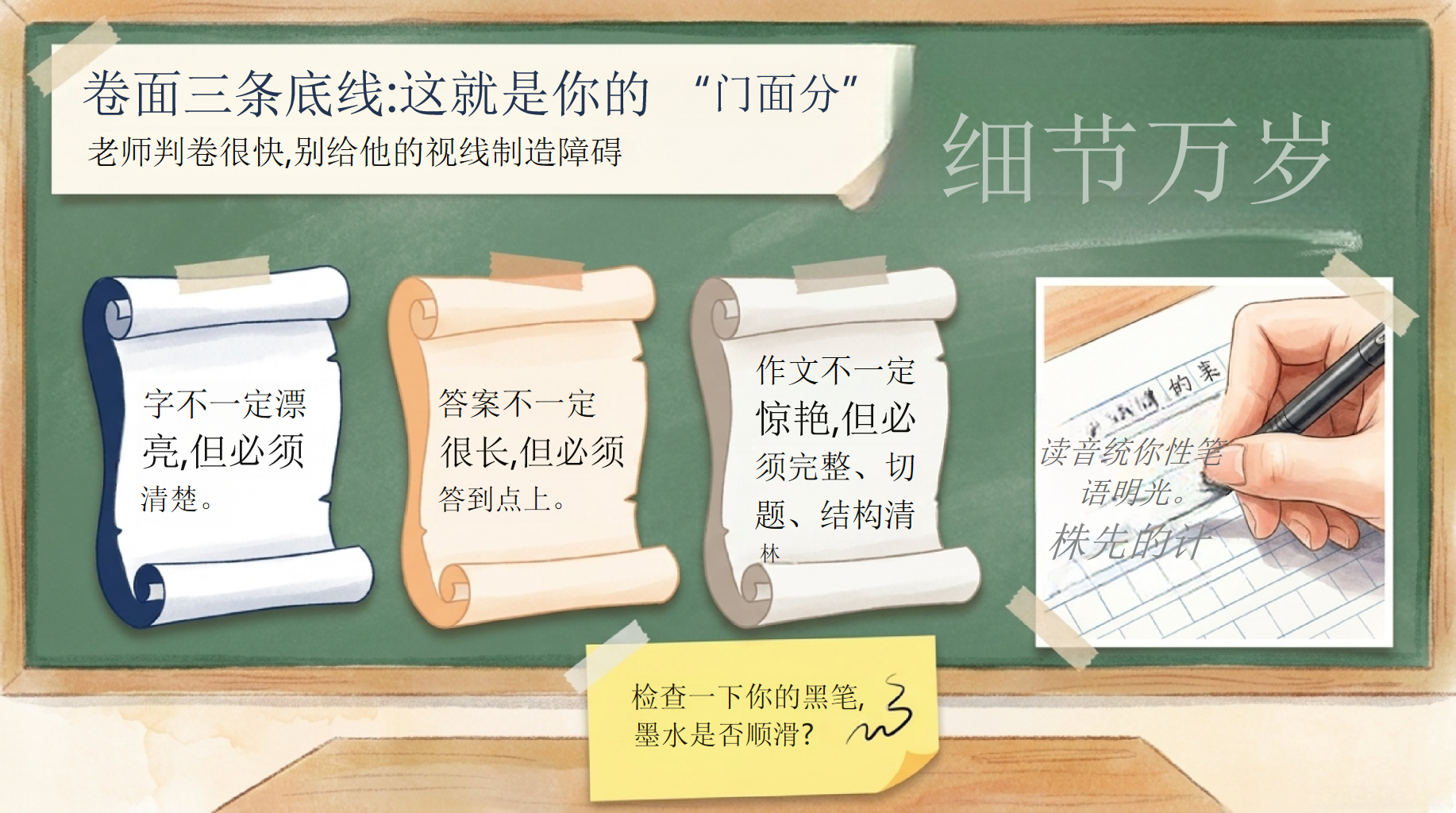 中考语文最后几天通关任务书PPT模板 中考倒计时 会做题不丢分, PPT课件素材 第10页预览
