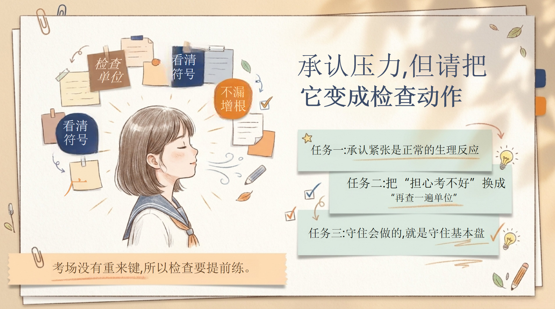 分守住——中考数学PPT模板 中考倒计时 最后几天,把该拿的 PPT课件素材 第2页预览