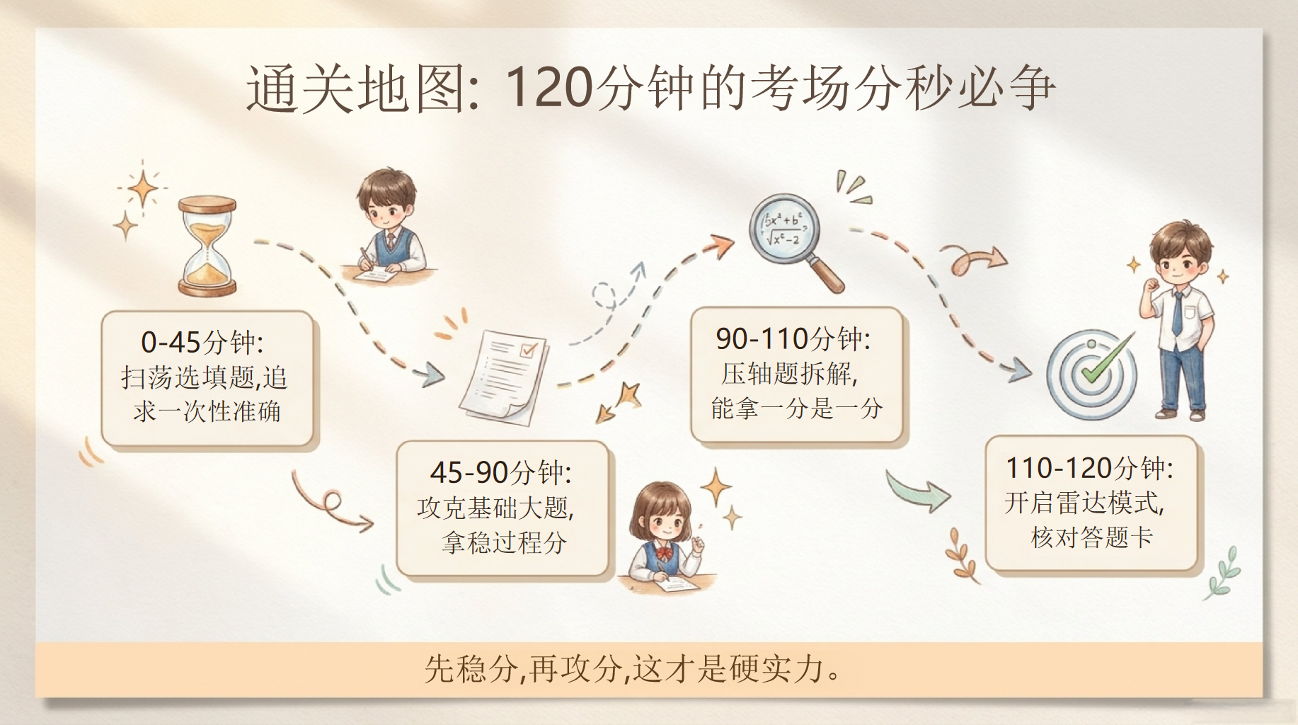 分守住——中考数学PPT模板 中考倒计时 最后几天,把该拿的 PPT课件素材 第4页预览