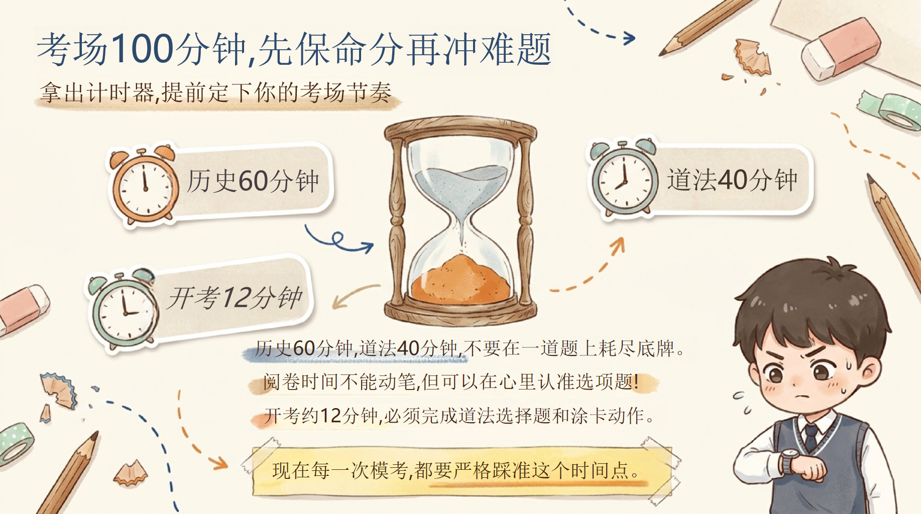 中考倒计时,我们开始通关PPT模板 最后几天,把该拿的分死死守住 初三道法临考行动地图_会做题不丢分,就是硬实力 PPT课件素材 第3页预览