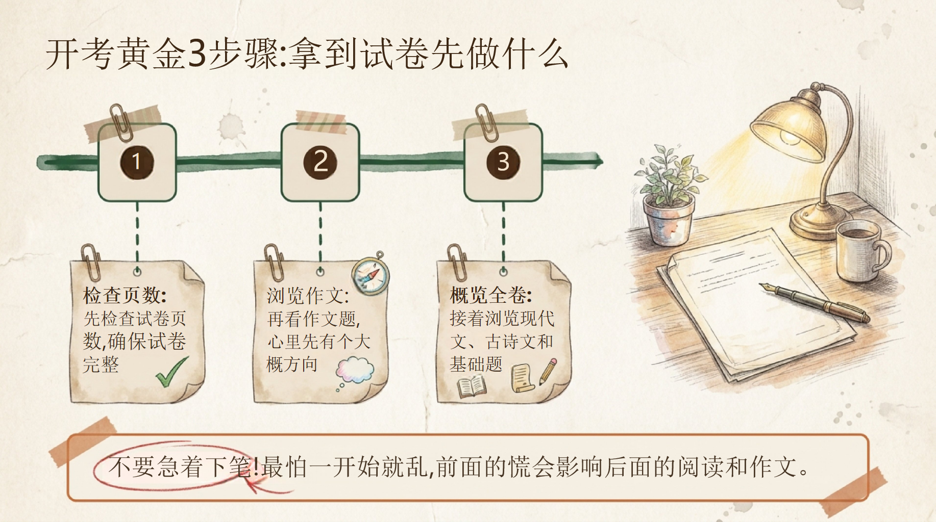 高中语文教学课件中考考前指导 中考语文考前最后一课 教学PPT课件素材 第3页预览