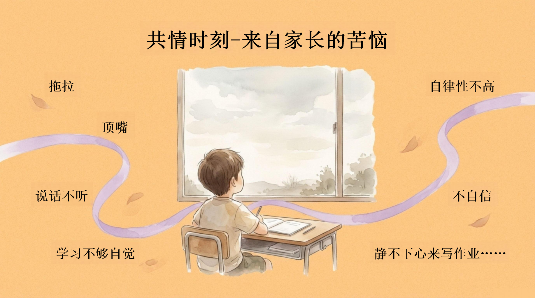 家长会期末 成长是孩子的责任 家长会PPT课件素材 第3页预览