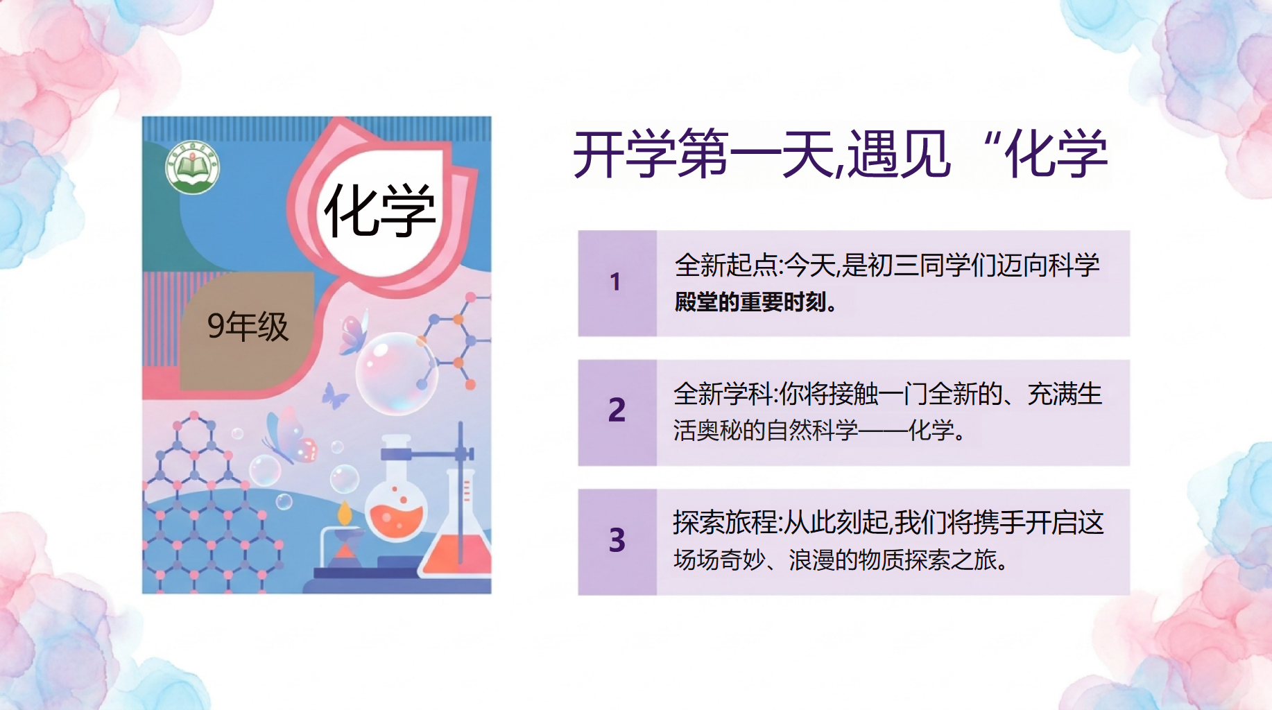 九年级化学教学课件开学第一课 高考中相关重点的知识重 教学PPT课件素材 第2页预览