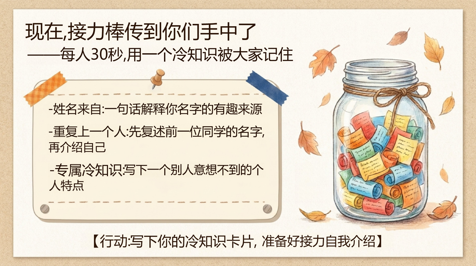 高一班主任开学第一课,先带学生认识彼此 第4页预览