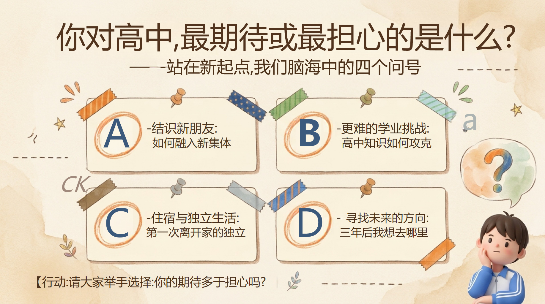高一班主任开学第一课,先带学生认识彼此 第6页预览