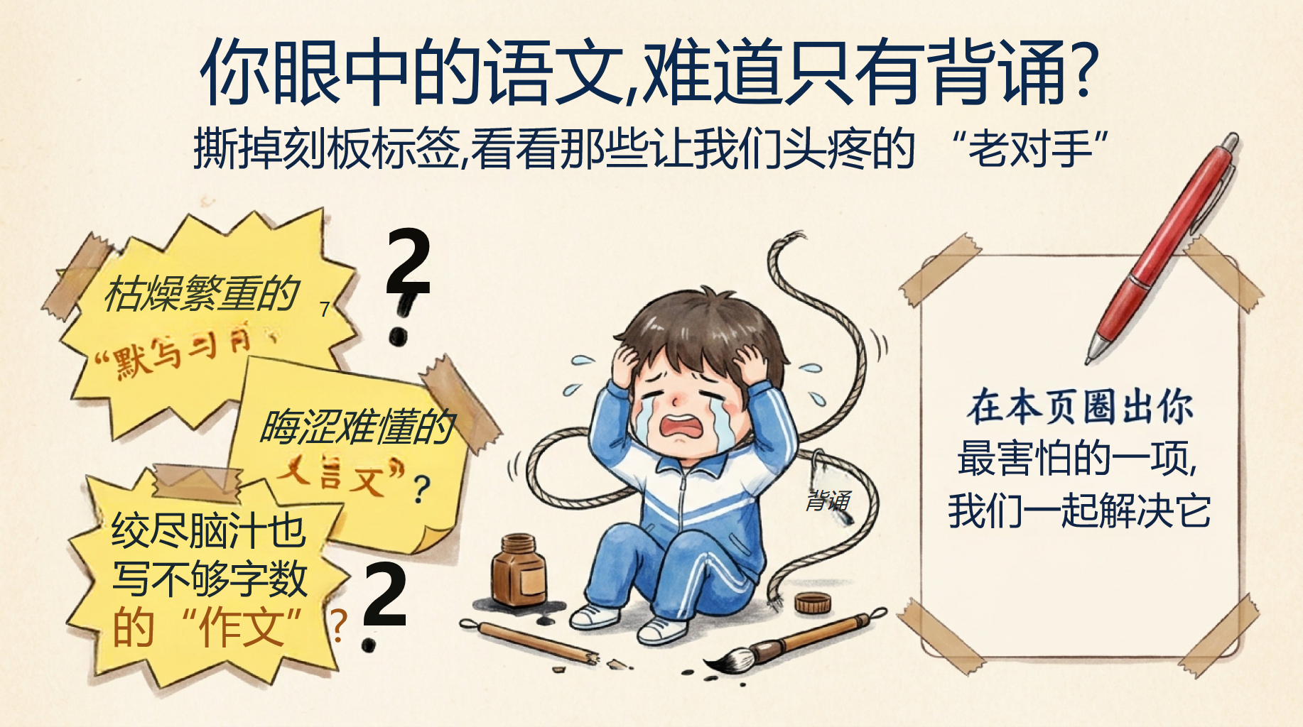 初三语文开学第一课,老师先让学生说 第5页预览