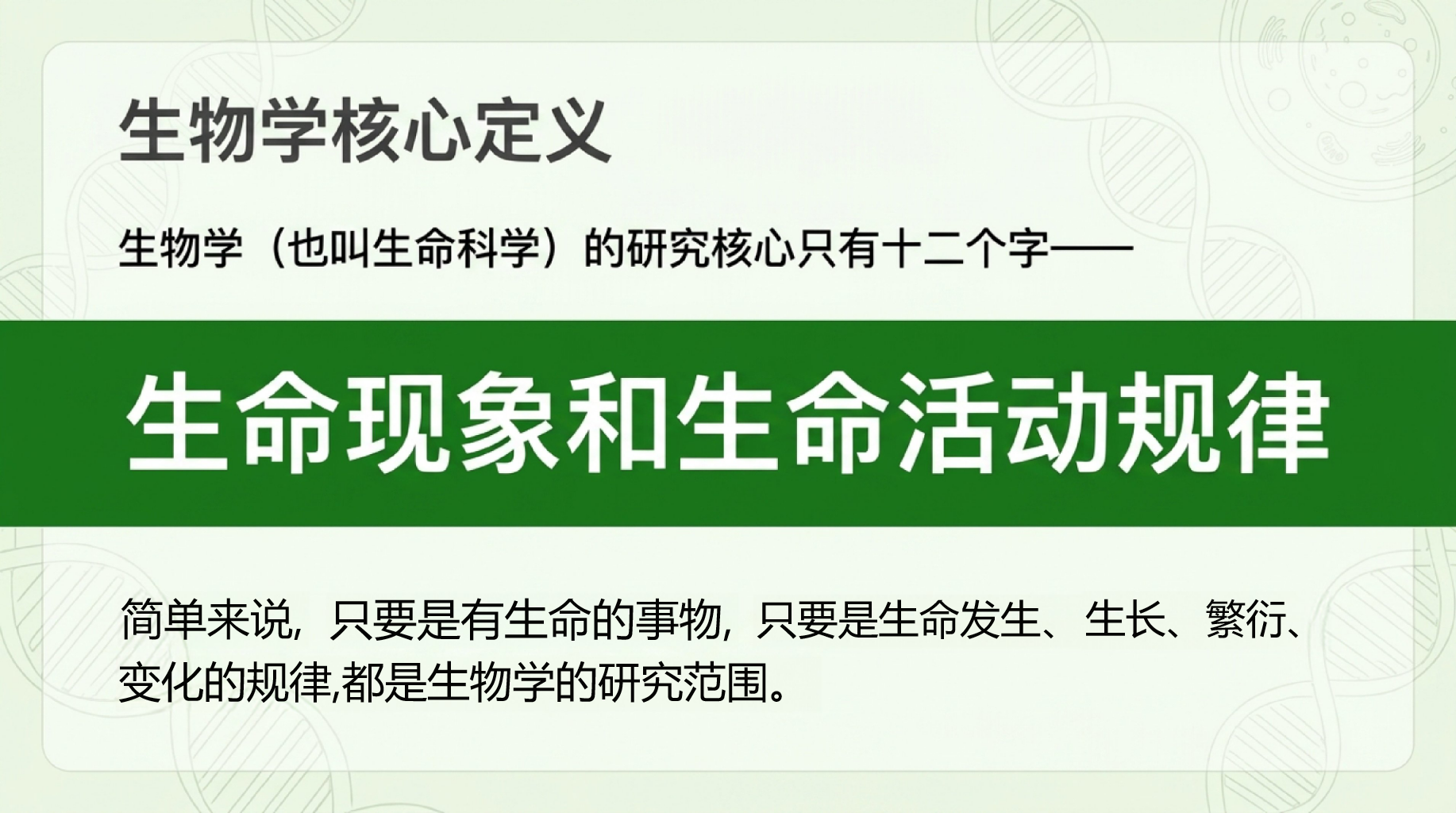 高一生物开学第一课 生命层次与生物学三大分支 教学PPT课件素材 第5页预览