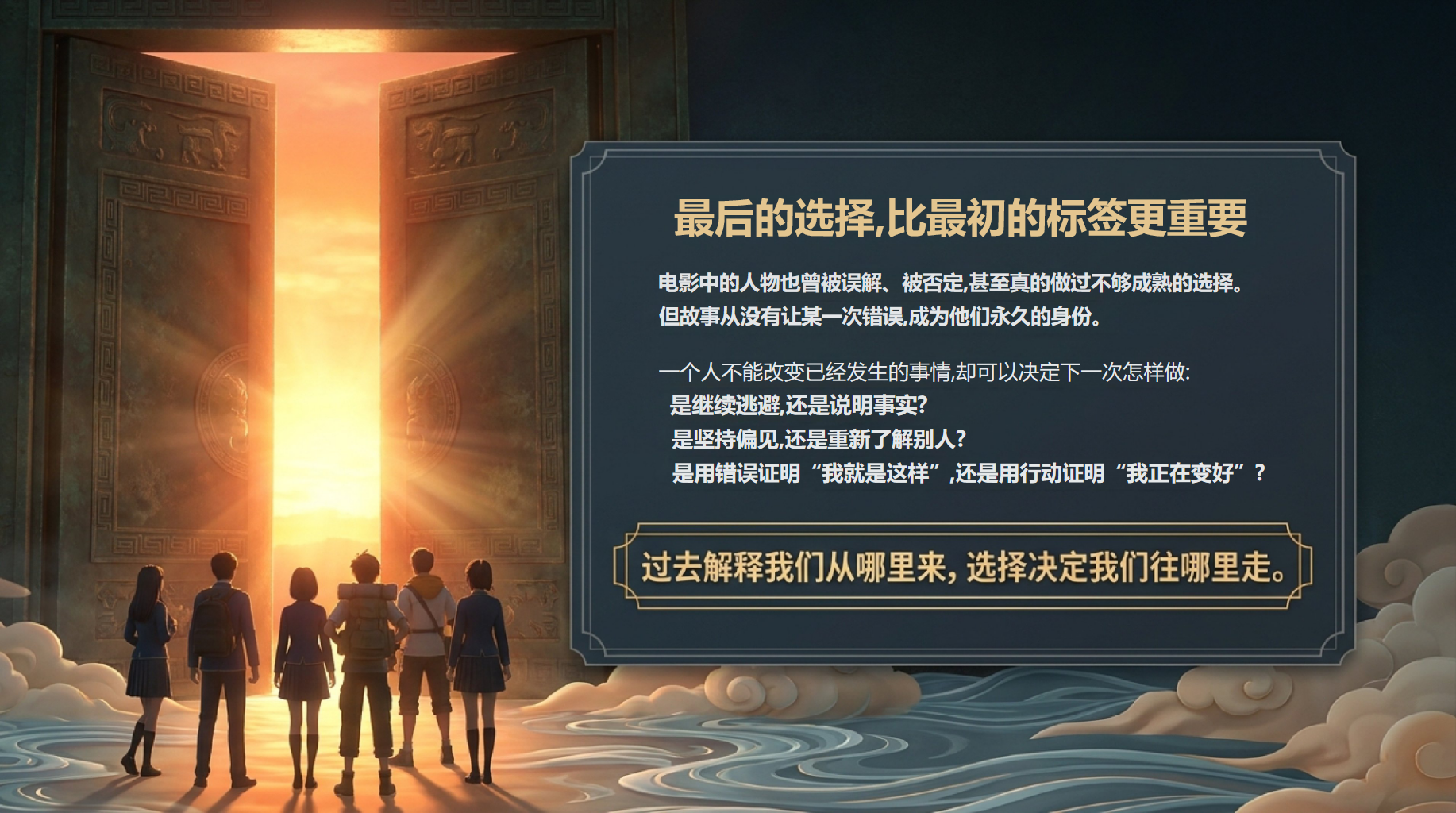 开学第一课 开启一段共同成 长 PPT课件素材 第10页预览