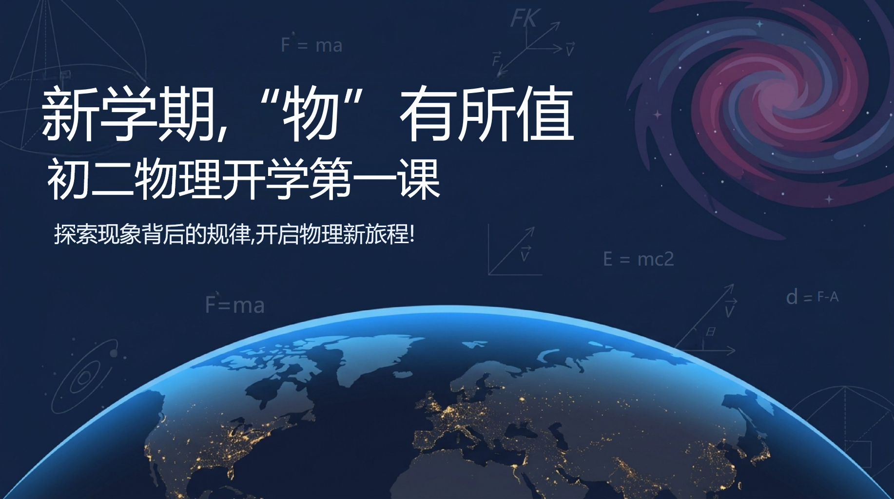 初二物理教学课件开学第一课 探索现象背后的规律 教学PPT课件素材 第1页预览