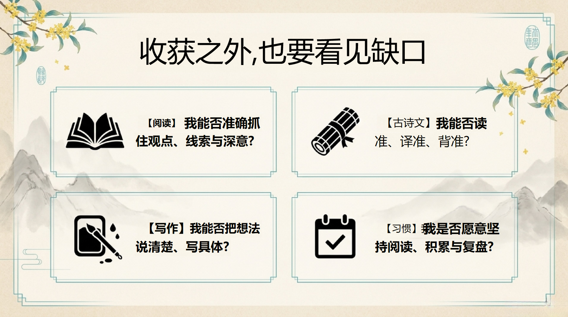 高三语文教学课件开学第一课 愿每一次阅读都有所得 教学PPT课件素材 第4页预览