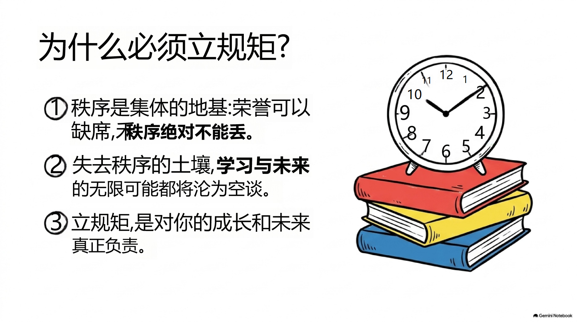 主题班会开学第一课 是对你的成长和未来 3 真正负责 主题班会PPT课件素材 第3页预览
