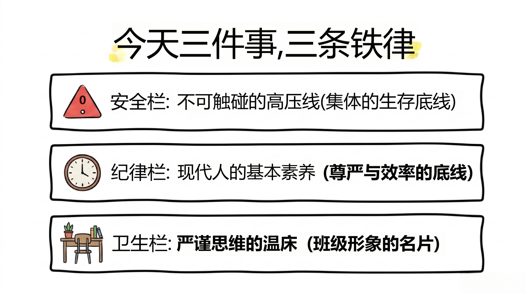 主题班会开学第一课 是对你的成长和未来 3 真正负责 主题班会PPT课件素材 第4页预览