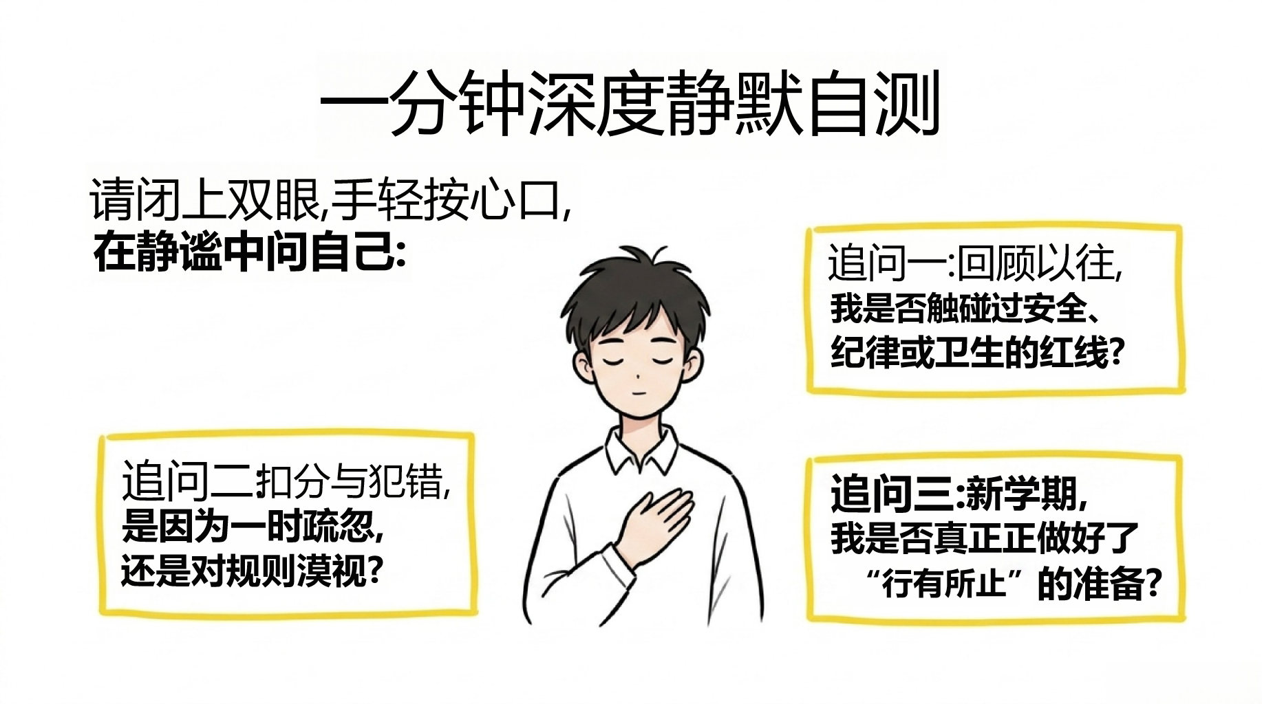 主题班会开学第一课 是对你的成长和未来 3 真正负责 主题班会PPT课件素材 第5页预览