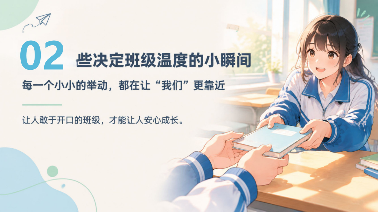 主题班会 班级凝聚力 我们 主题班会PPT课件素材 第10页预览