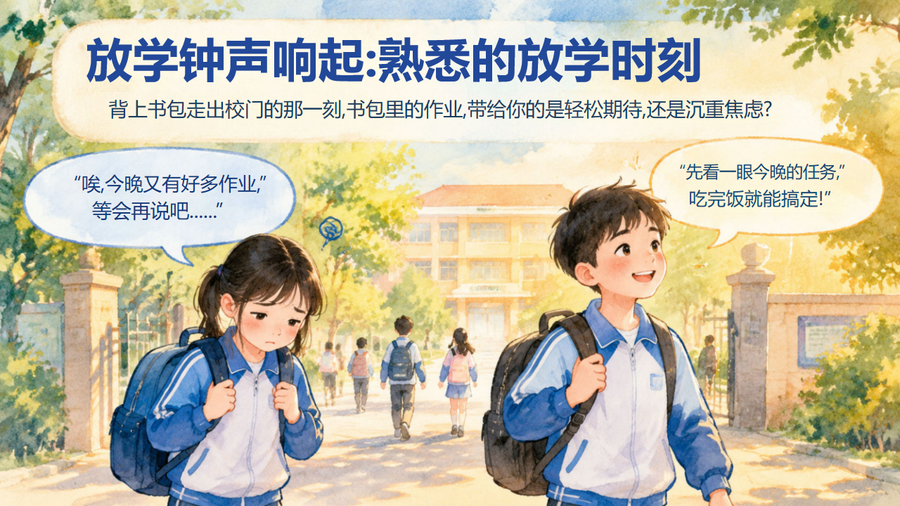 主题班会 作业习惯与自主成长 主题班会PPT课件素材 第2页预览