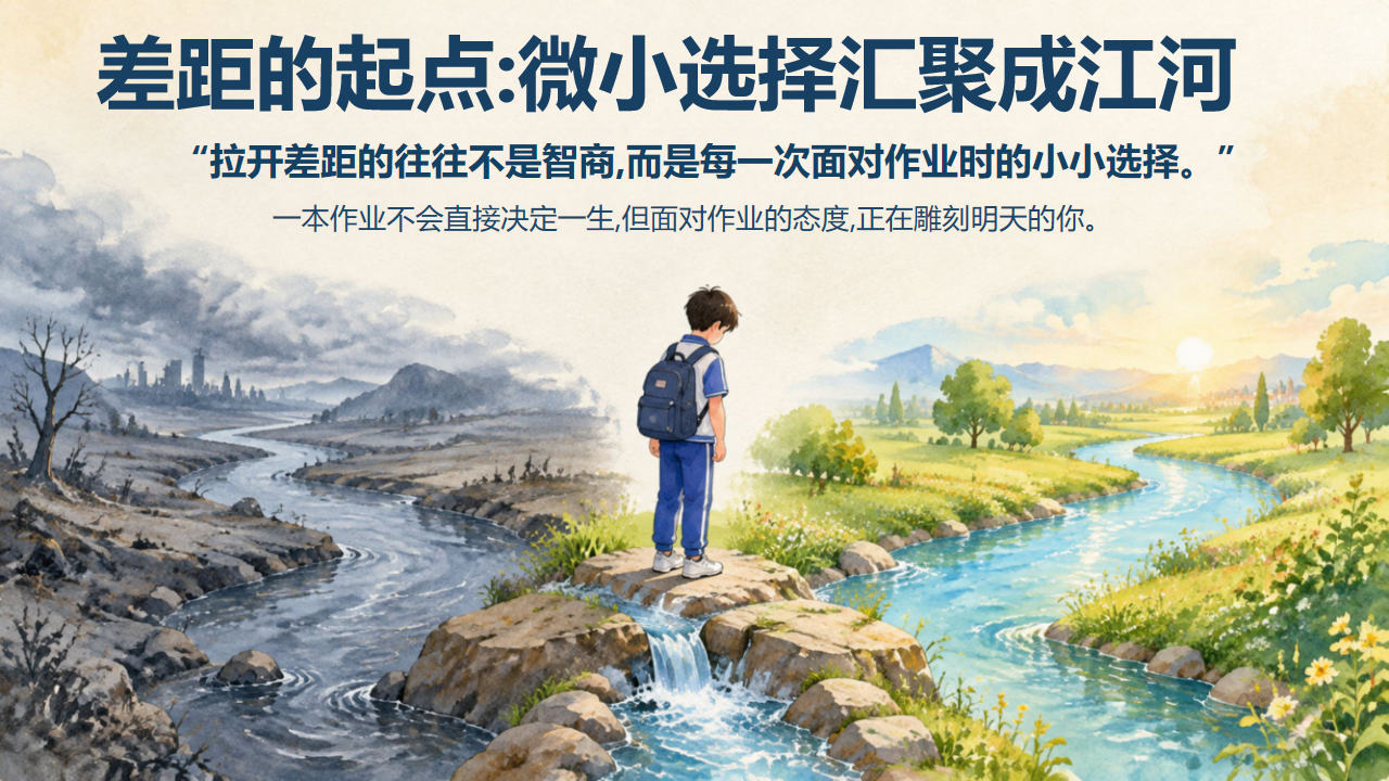 主题班会 作业习惯与自主成长 主题班会PPT课件素材 第5页预览