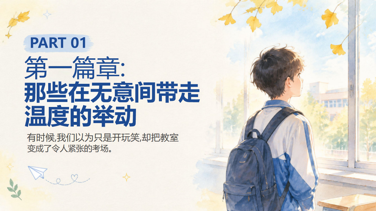 主题班会 班级凝聚力与友善交往 主题班会PPT课件素材 第4页预览